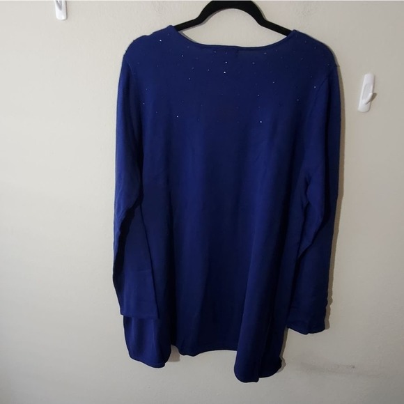 Jessica London studded jeweled tunic length sweater plus size 18/20 - Picture 5 of 5